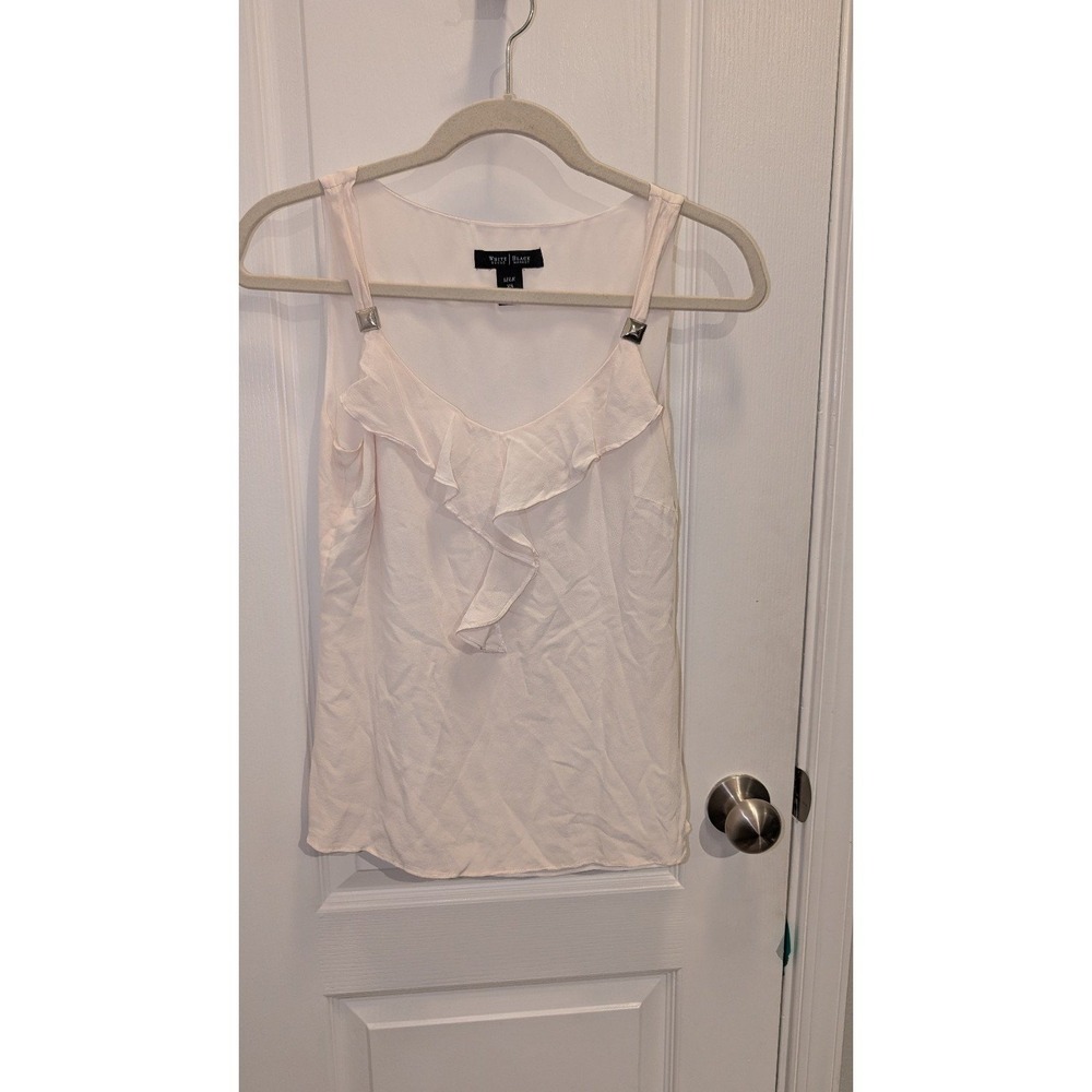 WHBM Silk Ruffle Tank Size XS